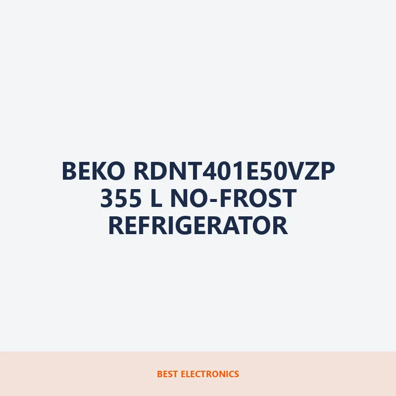 Beko RDNT401E50VZP 355 L No-Frost Refrigerator