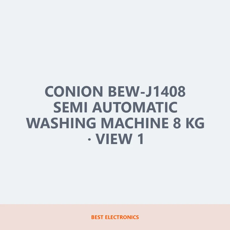 Conion BEW-J1408 Semi Automatic Washing Machine 8 KG image 1