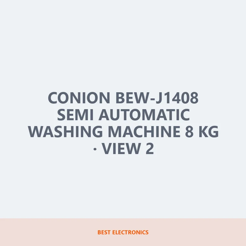 Conion BEW-J1408 Semi Automatic Washing Machine 8 KG image 2