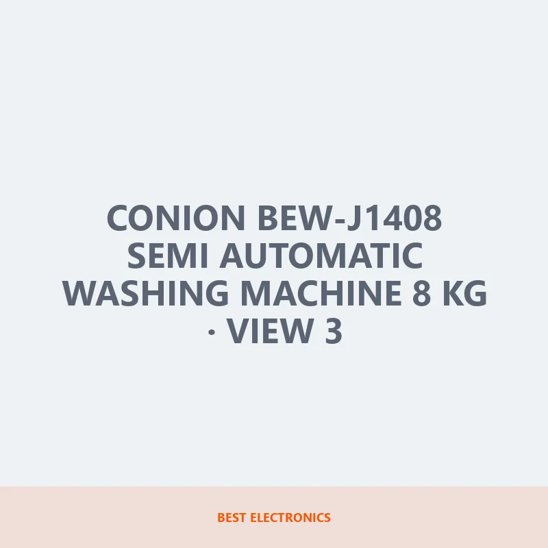 Conion BEW-J1408 Semi Automatic Washing Machine 8 KG image 3