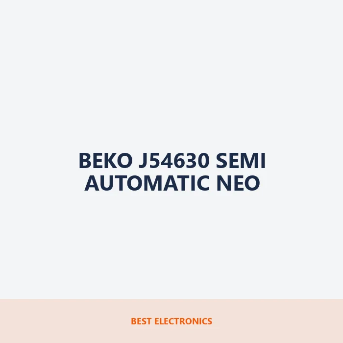 Beko J54630 Semi Automatic Neo