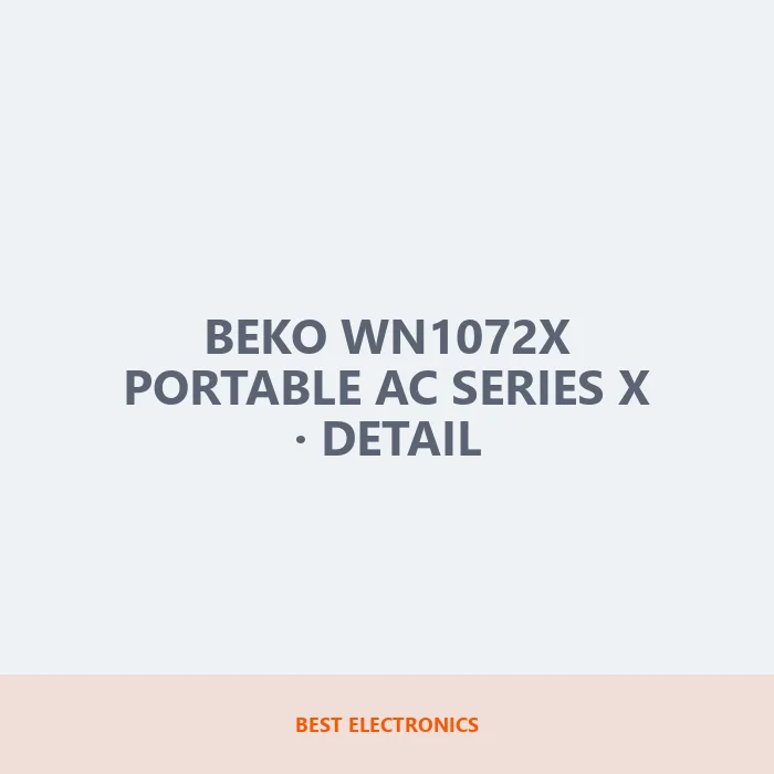 Beko WN1072X Portable AC Series X detail