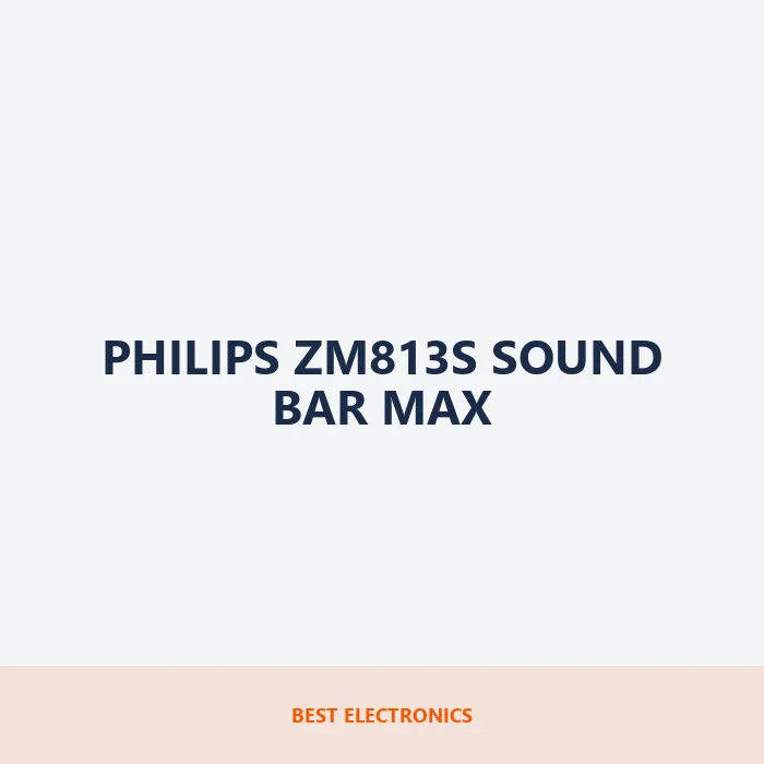 Philips ZM813S Sound Bar Max