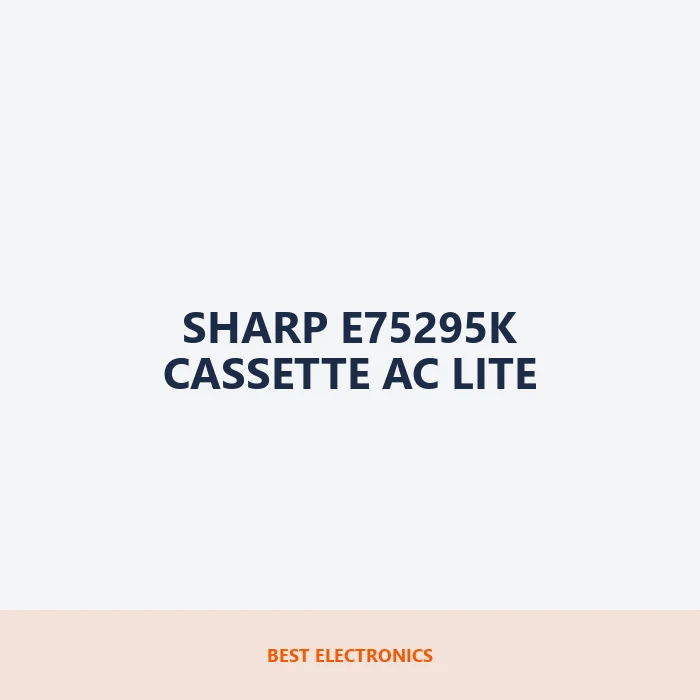 Sharp E75295K Cassette AC Lite