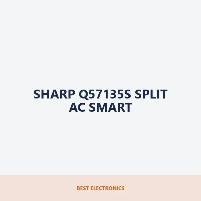 Sharp Q57135S Split AC Smart