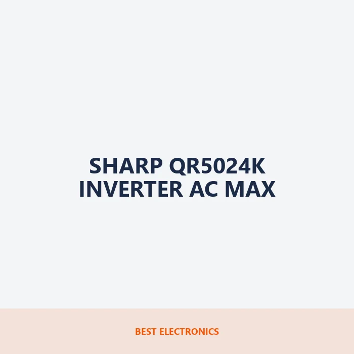 Sharp QR5024K Inverter AC Max