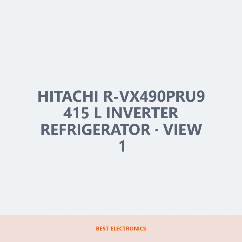 Hitachi R-VX490PRU9 415 L Inverter Refrigerator image 1