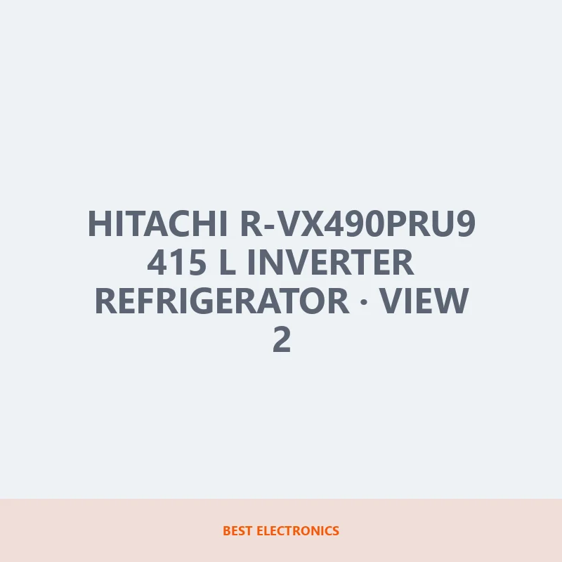 Hitachi R-VX490PRU9 415 L Inverter Refrigerator image 2