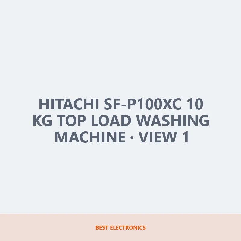 Hitachi SF-P100XC 10 KG Top Load Washing Machine image 1