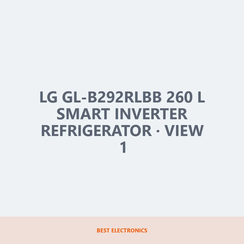 LG GL-B292RLBB 260 L Smart Inverter Refrigerator image 1