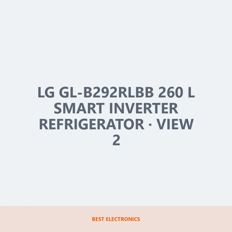 LG GL-B292RLBB 260 L Smart Inverter Refrigerator image 2