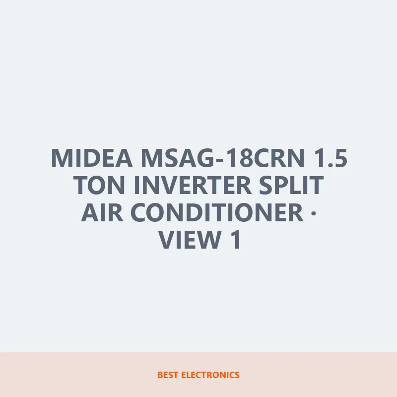 Midea MSAG-18CRN 1.5 Ton Inverter Split Air Conditioner image 1