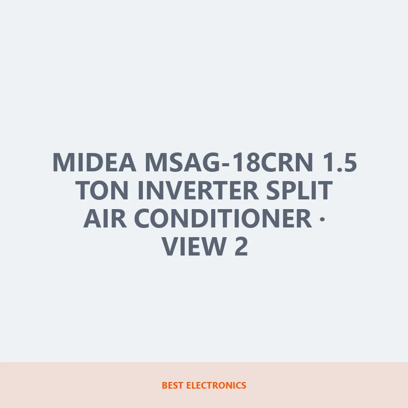 Midea MSAG-18CRN 1.5 Ton Inverter Split Air Conditioner image 2