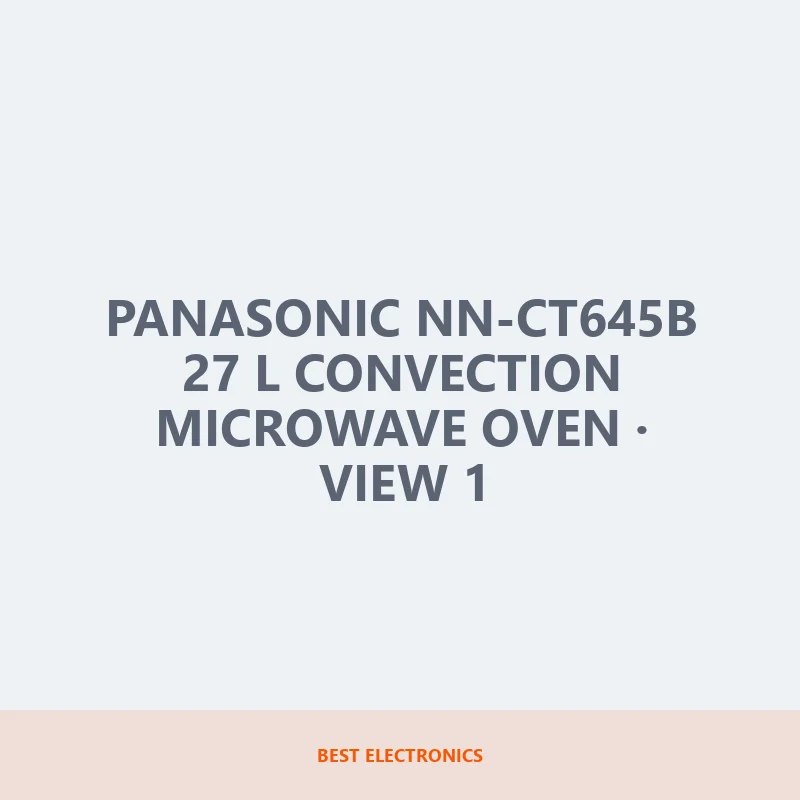 Panasonic NN-CT645B 27 L Convection Microwave Oven image 1