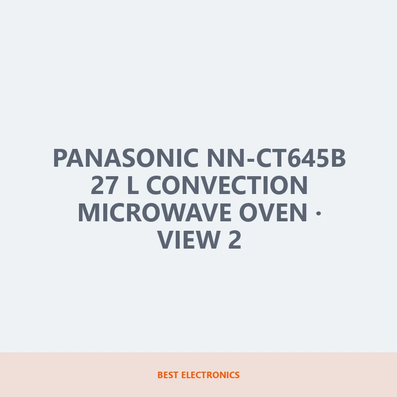 Panasonic NN-CT645B 27 L Convection Microwave Oven image 2
