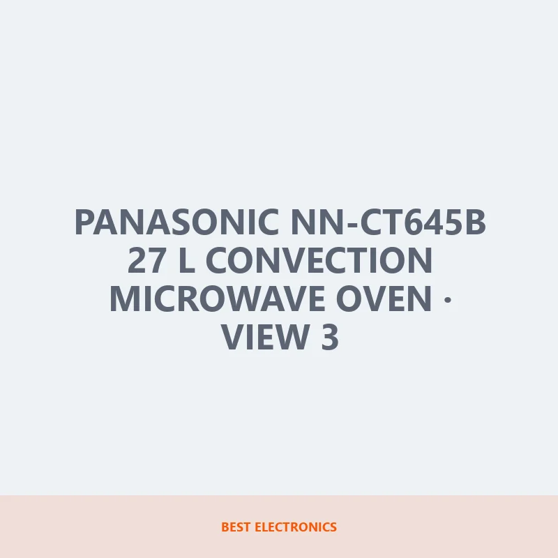 Panasonic NN-CT645B 27 L Convection Microwave Oven image 3