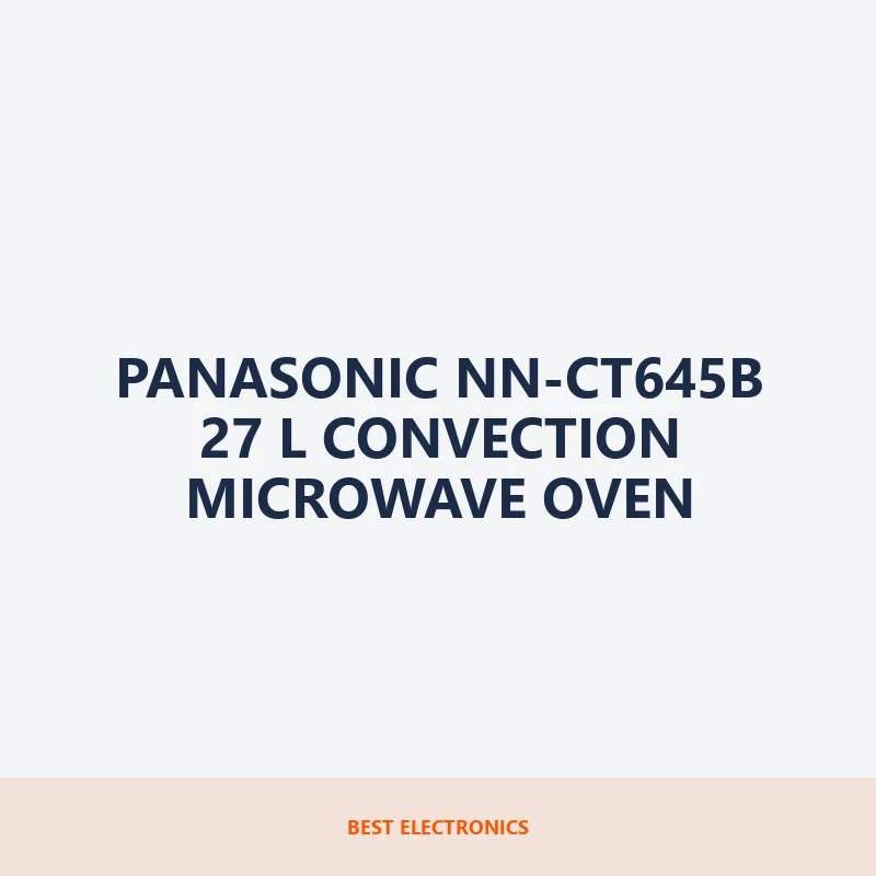 Panasonic NN-CT645B 27 L Convection Microwave Oven