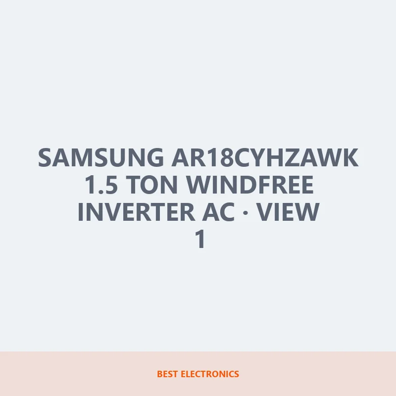 Samsung AR18CYHZAWK 1.5 Ton WindFree Inverter AC image 1