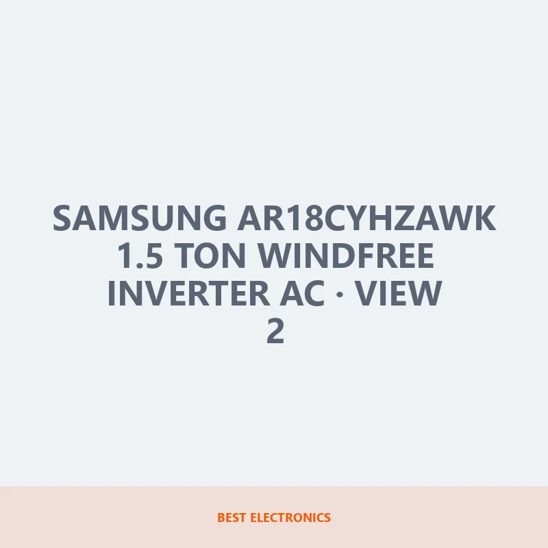Samsung AR18CYHZAWK 1.5 Ton WindFree Inverter AC image 2
