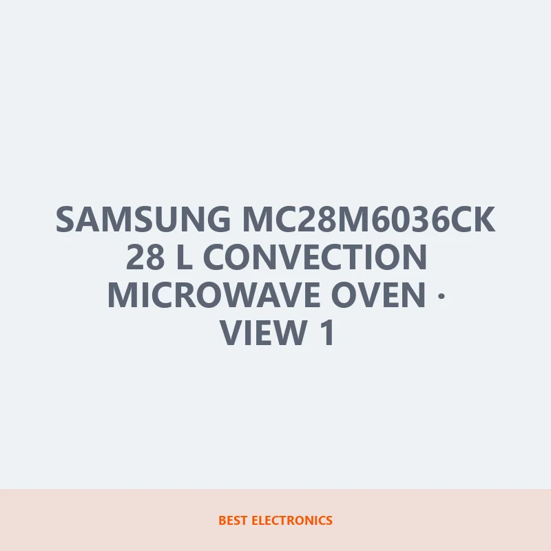 Samsung MC28M6036CK 28 L Convection Microwave Oven image 1