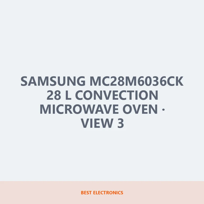 Samsung MC28M6036CK 28 L Convection Microwave Oven image 3