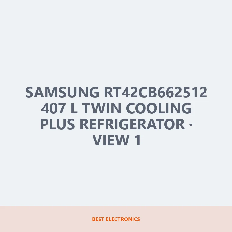 Samsung RT42CB662512 407 L Twin Cooling Plus Refrigerator image 1