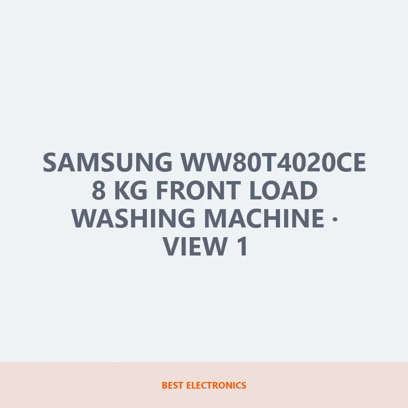 Samsung WW80T4020CE 8 KG Front Load Washing Machine image 1