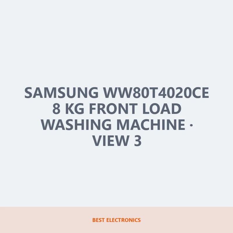 Samsung WW80T4020CE 8 KG Front Load Washing Machine image 3