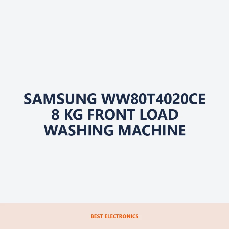 Samsung WW80T4020CE 8 KG Front Load Washing Machine