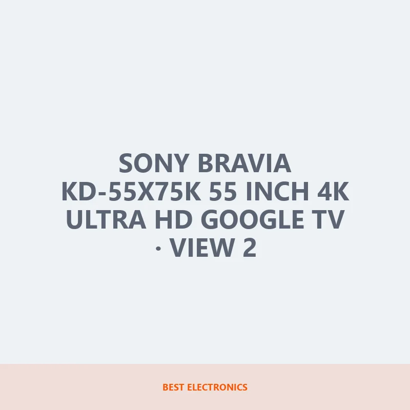 Sony BRAVIA KD-55X75K 55 inch 4K Ultra HD Google TV image 2