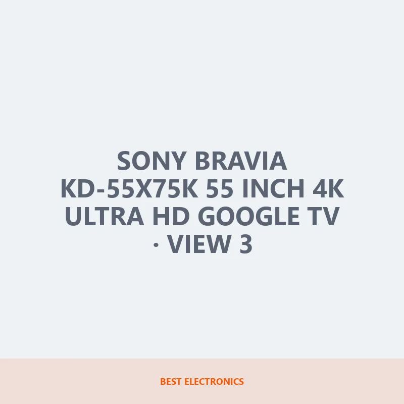 Sony BRAVIA KD-55X75K 55 inch 4K Ultra HD Google TV image 3